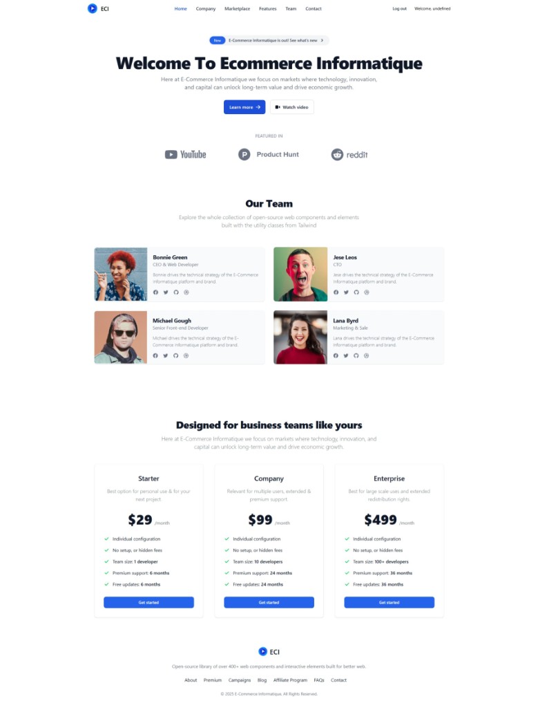E-Commerce Informatique